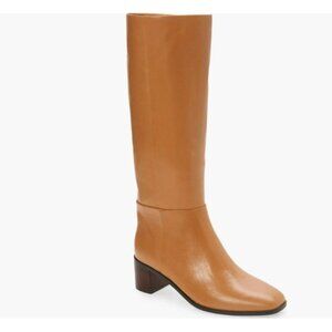 NEW Madewell Womens The Monterey Tall Boot Size 8.5 Beige Knee High Contemporary